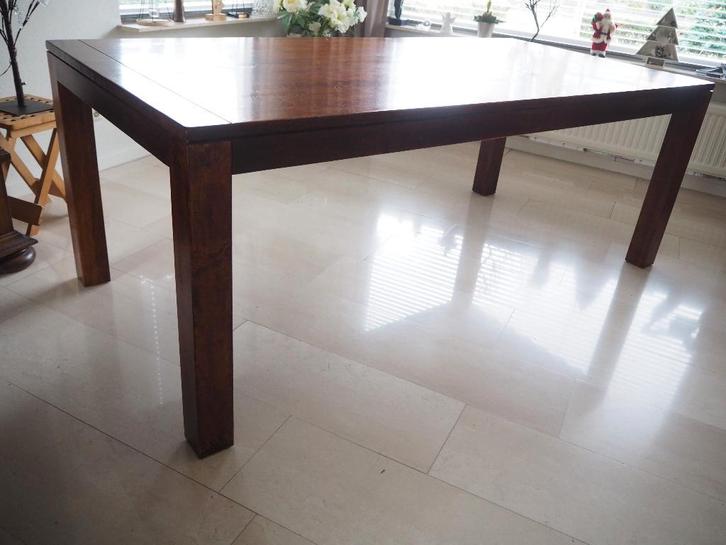 eettafel, Huis en Inrichting, Tafels | Eettafels, Gebruikt, 50 tot 100 cm, 200 cm of meer, Vijf personen of meer, Rechthoekig