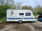 Hobby de luxe easy 440 model 2005, Caravans en Kamperen, Caravans, Luifel, Rondzit, Hobby, Tot en met 4