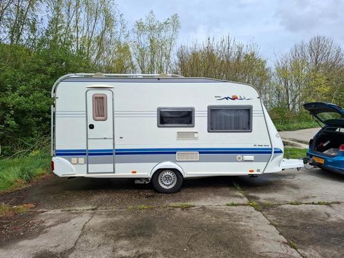 Hobby de luxe easy 440 model 2005, Caravans en Kamperen, Caravans, tot en met 4, Rondzit, Hobby, Kachel, Luifel, Mover, Oven, Radio