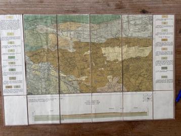 Geologische kaart op linnen Oost Geertruidenberg 1937 beschikbaar voor biedingen
