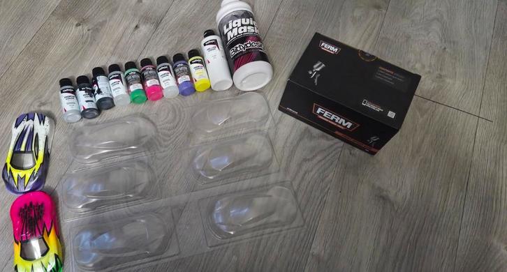 Bittydesign Liquid mask, oefenen kappen, Vallejo Verf, Hobby en Vrije tijd, Modelbouw | Radiografisch | Auto's, Zo goed als nieuw