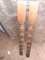 6 houten trapspijlen, Ophalen, Gebruikt