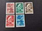 1947, Kinderzegels, 495-499, Postzegels en Munten, Postzegels | Nederland, Verzenden, Na 1940, Postfris