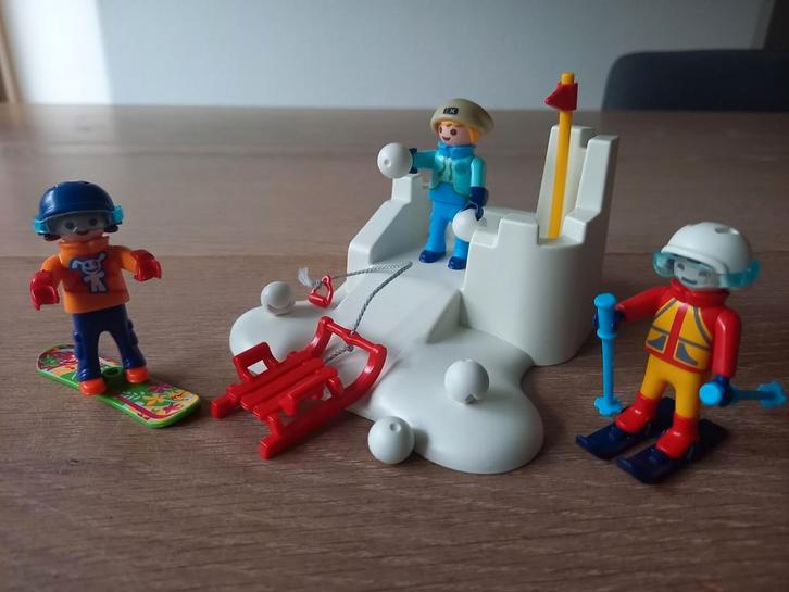 Playmobil Sneeuwpret - 9283, Kinderen en Baby's, Speelgoed | Playmobil, Zo goed als nieuw, Ophalen of Verzenden