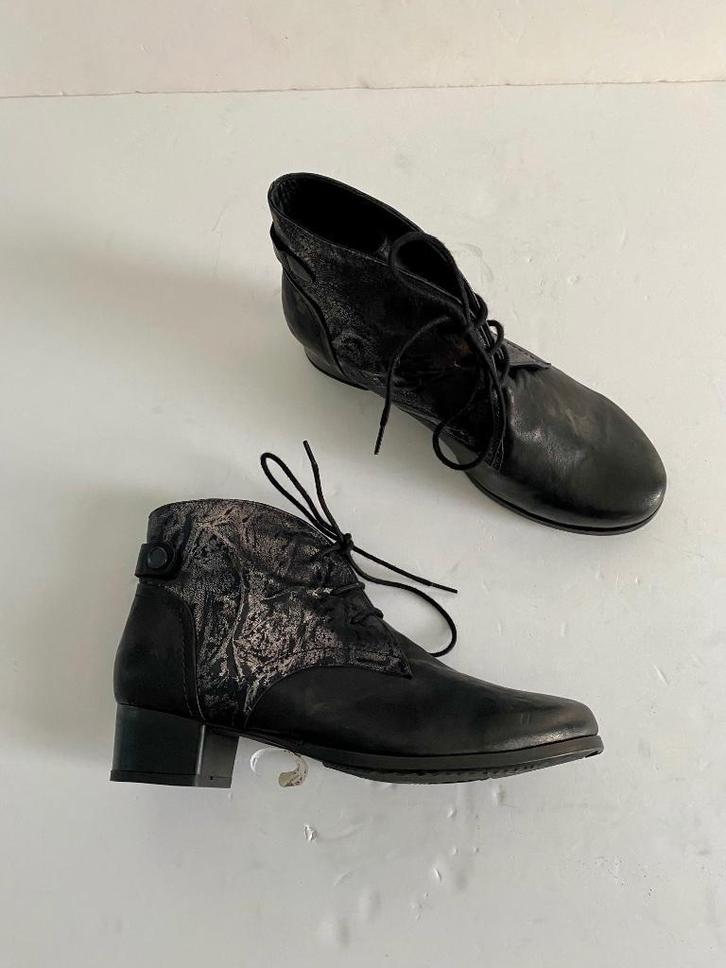 G731 Nieuw: Christina Capo: maat 37,5 boots enkel-laarsjes, Kleding | Dames, Schoenen, Nieuw, Zwart, Ophalen of Verzenden