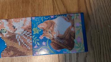 Diamant Schilderij Kat - Nieuw in doos beschikbaar voor biedingen