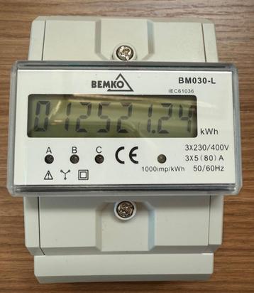 Digitale Bemko Electra meter beschikbaar voor biedingen