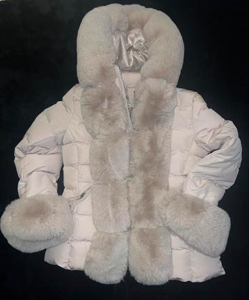 Beige bont jas maat :XL nieuw (Tegelen) beschikbaar voor biedingen