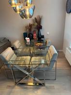 Complete eethoek en salontafel - Zo goed als nieuw!, Huis en Inrichting, Ophalen, 100 tot 150 cm, 200 cm of meer, Minder dan 50 cm