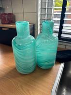 2 glazen vazen van de Ikea, Glas, Ophalen of Verzenden, Zo goed als nieuw, Overige kleuren