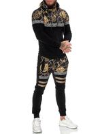 SALES! 1425 Wit goud zwart trainingspak maat XL, Wit, Ophalen of Verzenden, Algemeen, Maat 56/58 (XL)