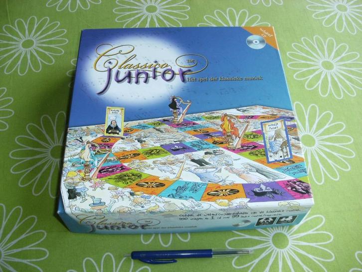 Classico junior - Het spel der klassieke muziek, Hobby en Vrije tijd, Gezelschapsspellen | Bordspellen, Zo goed als nieuw, Een of twee spelers