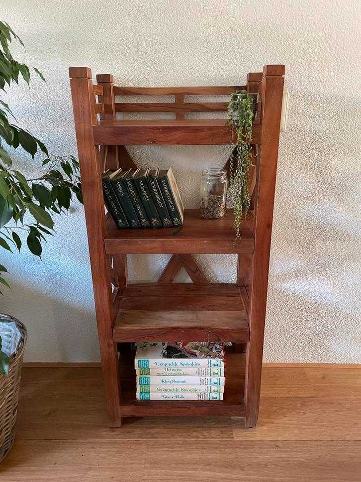 Houten Boekenstandaard - Zo Goed Als Nieuw!, Huis en Inrichting, Kasten | Boekenkasten, Zo goed als nieuw, Minder dan 50 cm, Minder dan 100 cm