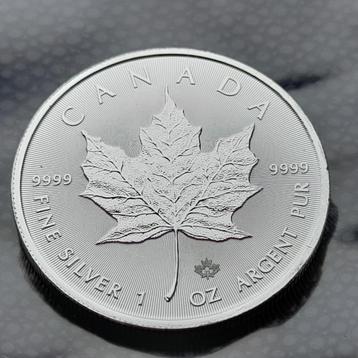 2023 Canada 1 oz zilveren Maple Leaf beschikbaar voor biedingen