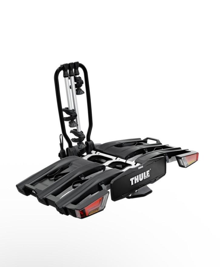 Thule easyfold XT3 fietsendrager voor 3 fietsen, Auto diversen, Fietsendragers, Nieuw, Trekhaakdrager, 3 fietsen of meer, Brede banden