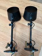 2 Wandlampjes Tonone Bolt zwart, Huis en Inrichting, Lampen | Wandlampen, Ophalen
