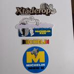 Vier oude stickers.    Michelin banden., Verzamelen, Stickers, Ophalen of Verzenden, Zo goed als nieuw, Overige typen