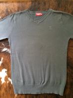Trui - grijs - V-hals - maat 140, Ophalen of Verzenden, Gebruikt, Meisje, Trui of Vest