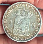 Koninkrijk Willem II, 1 gulden 1849 variant 1849/4_, Postzegels en Munten, Munten | Nederland, Ophalen of Verzenden, Koning Willem II