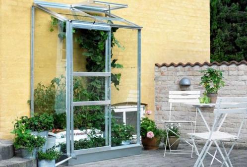 Muurkas, Tuin en Terras, Kassen, Nieuw, Muurkas, Aluminium, Glas, Ophalen
