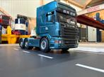 Tamiya scania. 6x2, Hobby en Vrije tijd, Schaal 1:14, Zo goed als nieuw, Auto onroad, RTR (Ready to Run)