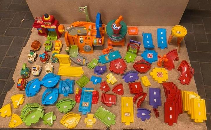 Vtech toet toet auto’s werking onbekend incompleet, Kinderen en Baby's, Speelgoed | Vtech, Gebruikt, 2 tot 4 jaar, Ophalen of Verzenden