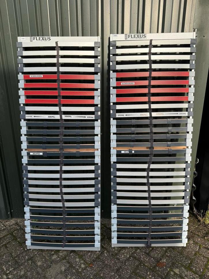 2x Flexus 2860 lattenbodem 70x190 (aangepast voor caravan), Caravans en Kamperen, Caravan accessoires, Zo goed als nieuw, Ophalen