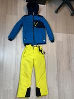 Verz €0,99! Jongens skipak jas broek Brunotti blauw-geel 140, Ophalen of Verzenden, Zo goed als nieuw, Brunotti, Jongen