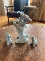 Vintage Porseleinen Poedelset Jaren '50, Verzenden