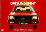 Folder Datsun Sunny 1981, Gelezen, Overige merken, Ophalen of Verzenden