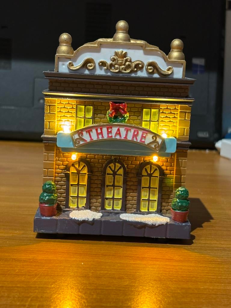 3x Kersthuisjes met Verlichting, Hobby en Vrije tijd, Overige merken, Ophalen of Verzenden, Zo goed als nieuw, Groter dan 1:32