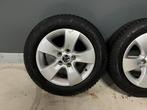 Skoda Fabia 14 inch 5x100 origineel winterset Goodyear, 14 inch, 175 mm, Banden en Velgen, Winterbanden