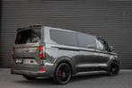 Ford Transit Custom 2.0 TDCI L2H1 136PK Limited DC / DUBBEL, Auto's, 136 pk, Zwart, 4 cilinders, 2020 kg