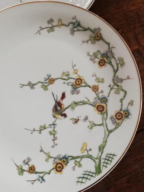 Supermooi eet/koffieservies Cerabel heel fijn decor vogels, Huis en Inrichting, Keuken | Servies, Zo goed als nieuw, Overige stijlen