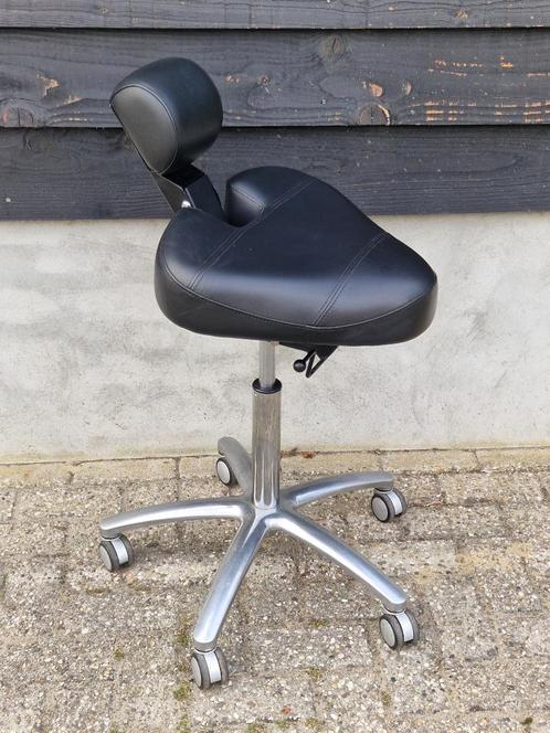 BQE Dynamic zadelzit, stoel, in prima staat., Huis en Inrichting, Stoelen, Gebruikt, Eén, Zwart, Ophalen of Verzenden