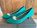 Elegante turquoise pumps van Florsheim - Maat 38, Ophalen of Verzenden, Gedragen, Groen, Pumps