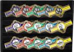Caraibe reklame 3 sets, Ophalen of Verzenden, Gebruikt, Sigarenbandjes