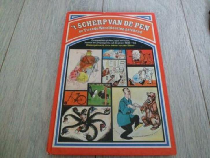 T scherp van de pen, de tweede wereldoorlog getekend, Boeken, Oorlog en Militair, Gelezen, Algemeen, Tweede Wereldoorlog, Ophalen of Verzenden