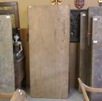 Landelijke teakhouten tafel TQ43 gedisseld oud teak blad, Ophalen of Verzenden