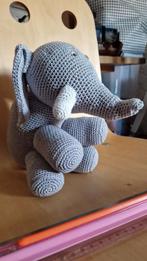 Zelf gehaakte olifant  28cm, Kinderen en Baby's, Kraamcadeaus en Geboorteborden, Ophalen of Verzenden, Zo goed als nieuw