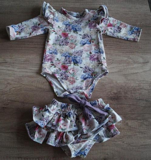 Mooie (als) nieuw romper met bloomer van Ewa maat 68, Kinderen en Baby's, Babykleding | Maat 68, Zo goed als nieuw, Meisje, Ophalen