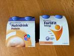 4 Nutridrink en 4 Fortifit, Sport en Fitness, Ophalen of Verzenden, Zo goed als nieuw, Poeder of Drank