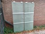 Glazen schuifdeuren, Doe-het-zelf en Verbouw, Deuren en Horren, Gebruikt, Binnendeur, Ophalen of Verzenden, Glas