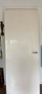 Deur wit, Doe-het-zelf en Verbouw, Deuren en Horren, Ophalen of Verzenden, Zo goed als nieuw, Binnendeur, 200 tot 215 cm