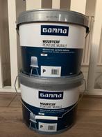Muurverf mat kleur Broodwit 10 L 2x, Doe-het-zelf en Verbouw, Verf, Beits en Lak, Ophalen, Wit, Nieuw, Verf