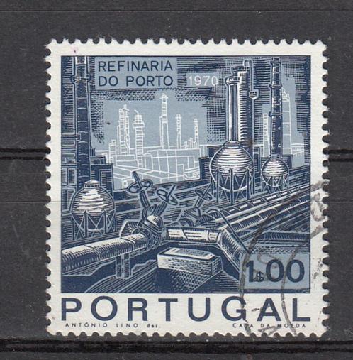 Portugal Raffinaderij 1970, Postzegels en Munten, Postzegels | Europa | Overig, Gestempeld, Portugal, Verzenden