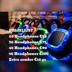 Silent Disco Verhuur., Hobby en Vrije tijd, Feestartikelen | Verhuur, Ophalen, Verjaardag