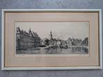 H.E. Roodenburg, Hofvijver, Antiek en Kunst, Kunst | Etsen en Gravures, Ophalen of Verzenden