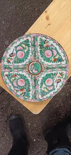 Antiek Chinees Kantonees Porseleinen Bord, Ophalen of Verzenden