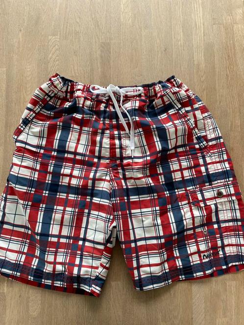 Geruite zwembroek/korte broek. Mt.M., Kleding | Heren, Badmode en Zwemkleding, Zwemshort, Maat 48/50 (M), Rood, Ophalen of Verzenden